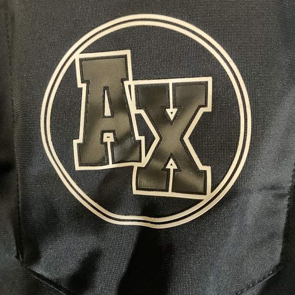 Armani Exchange Navy Blue Pants with White Trim - Picture 3 of 7